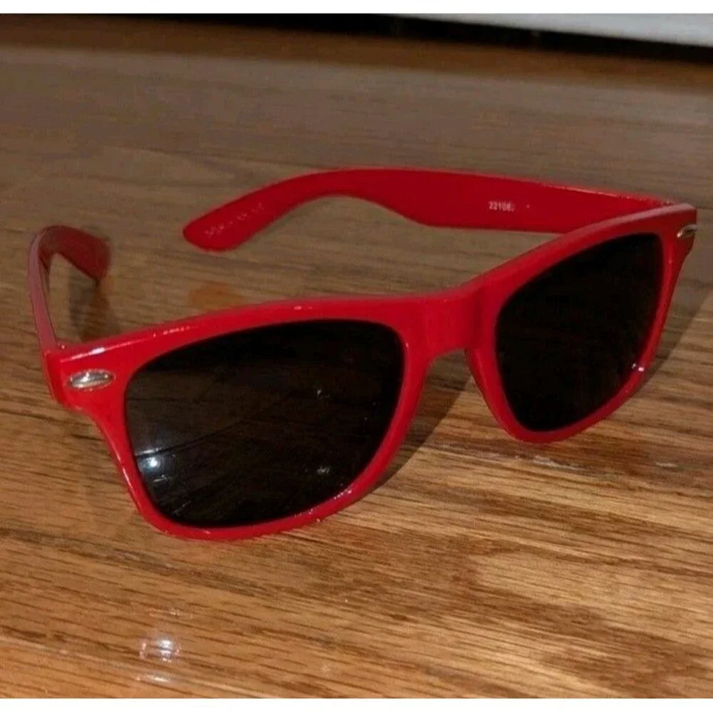 Jack Daniels Tennessee Fire Whiskey Red Promo Plastic‎ Wayfair Square Sunglasses